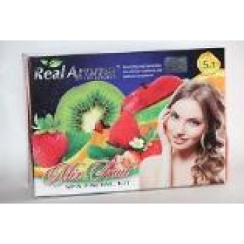 Real Aroma Mix Fruit Spa Facial Kit, 5 in 1 Facial Kit, Gives Radiant Complexion With 24ct Gold Kit Free, On 50% Discount
